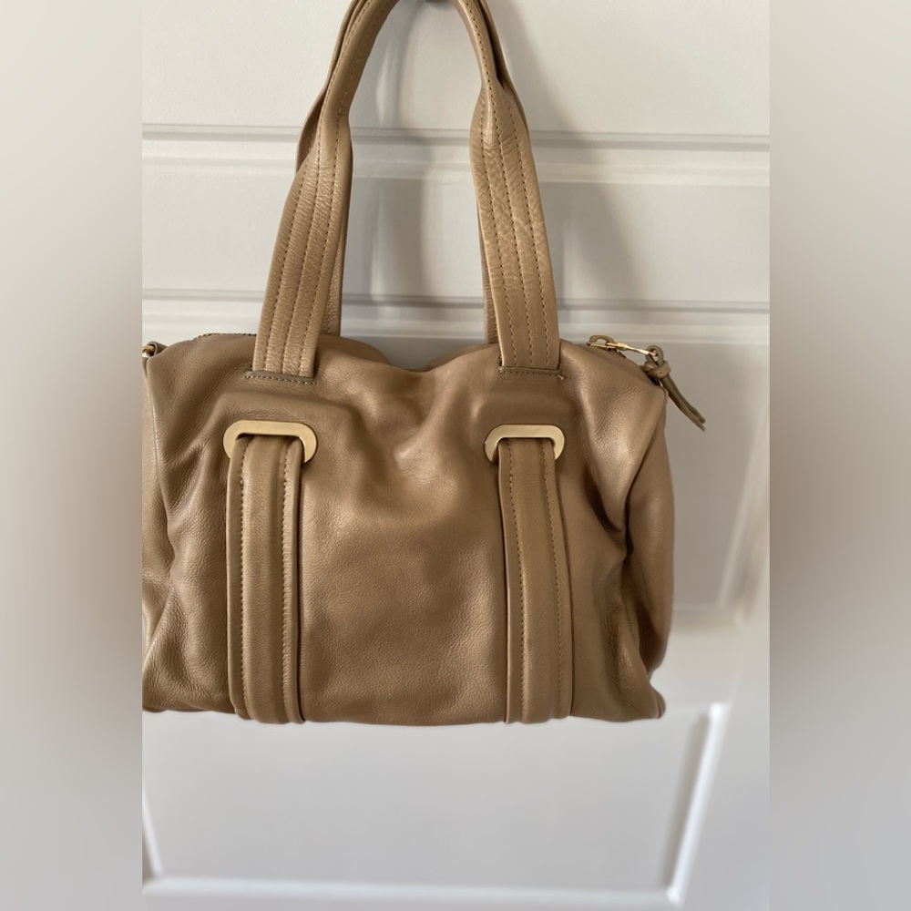 Beautiful Bronze Leather Christopher Kon Atelier Satchel